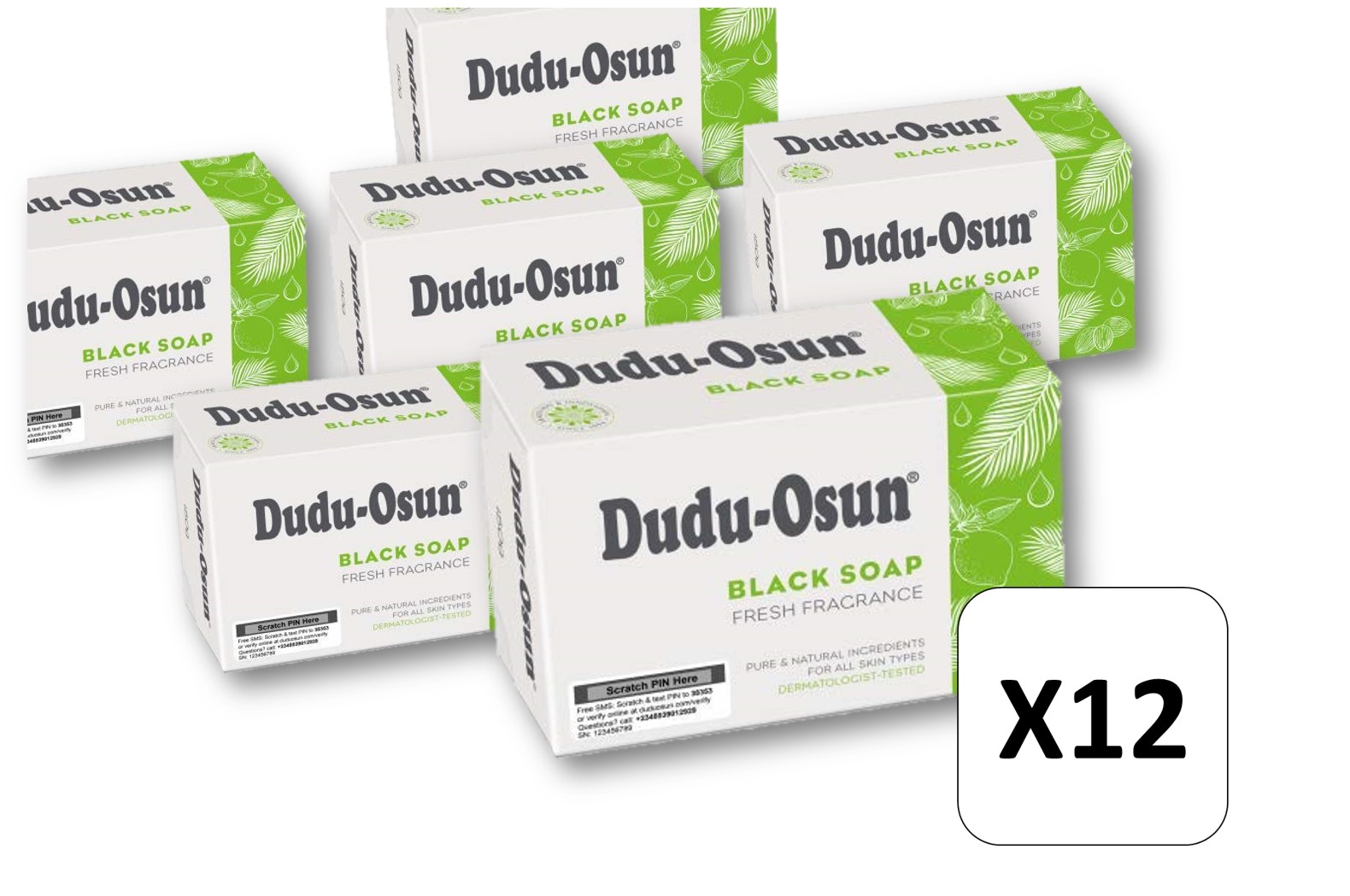 Dudu Osun Soap – 150g ✖ 12