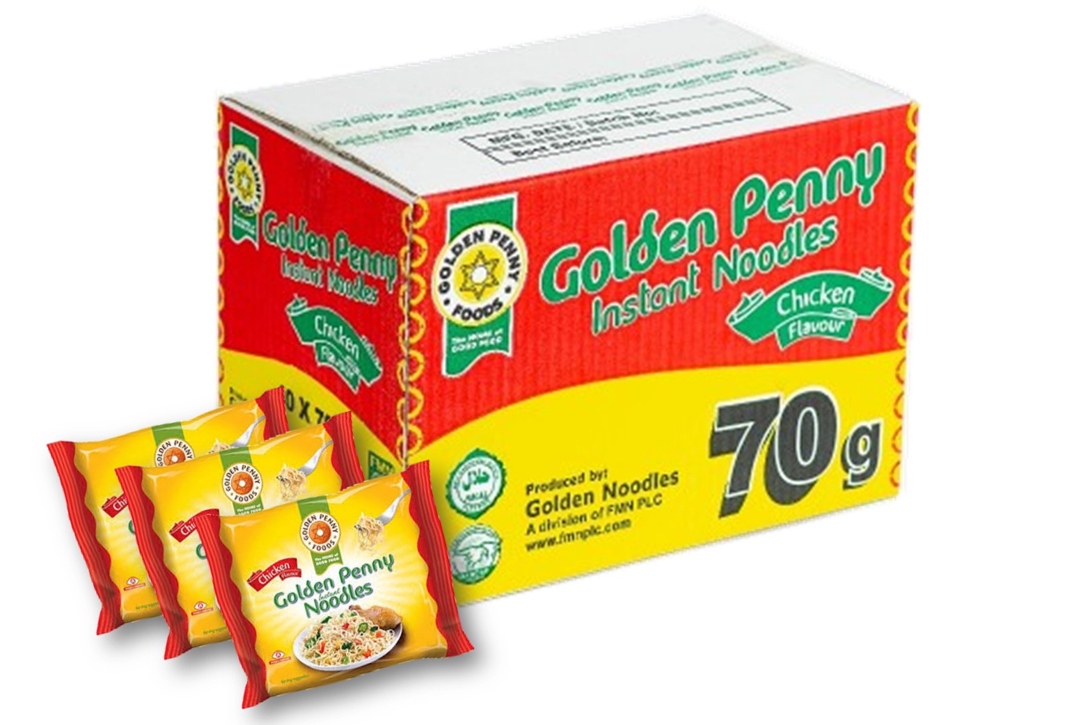 Golden Penny Noodles 70g Carton
